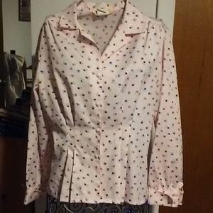 Pleated Flower Blouse